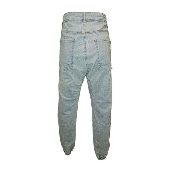 Cotton On Slim Denim Jogger Jeans Light Wash Men 34 - Picture 4 of 10